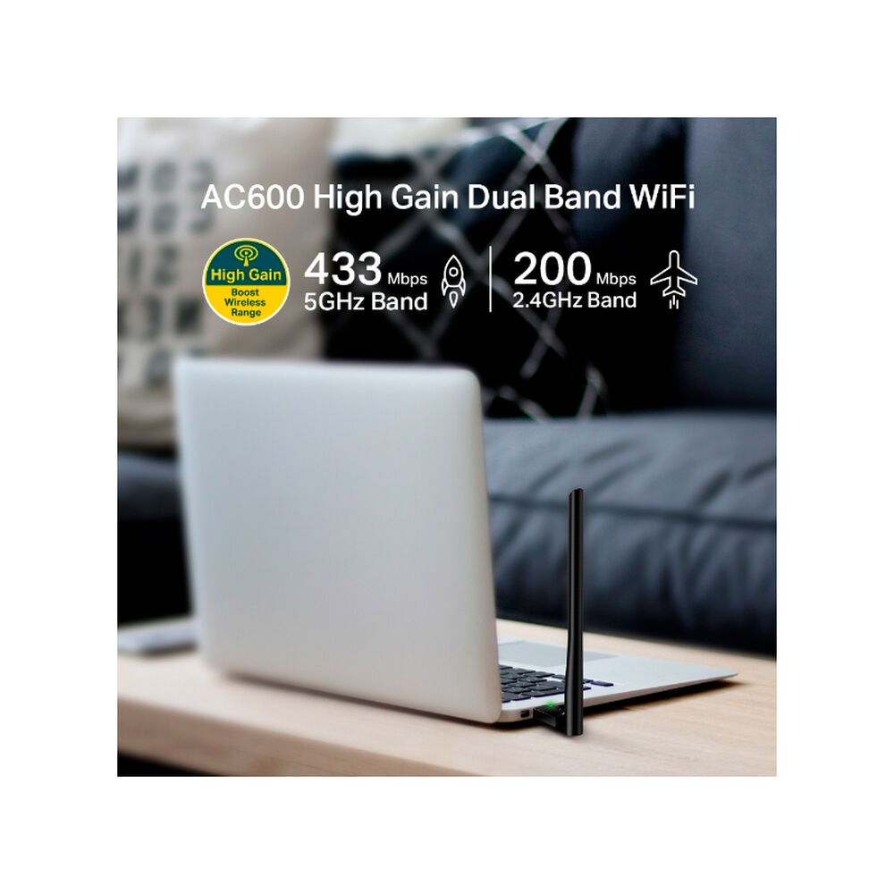 Adaptador Usb Wifi Ac600 Archer T2u Dual Band 600mbp Tp-link image number 2.0