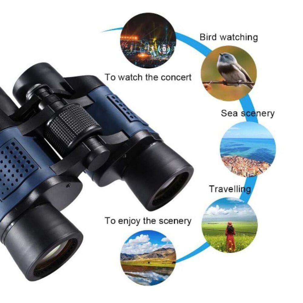 Binoculares Profesionales 60x60 Caza Binocular 1000m Pro image number 2.0