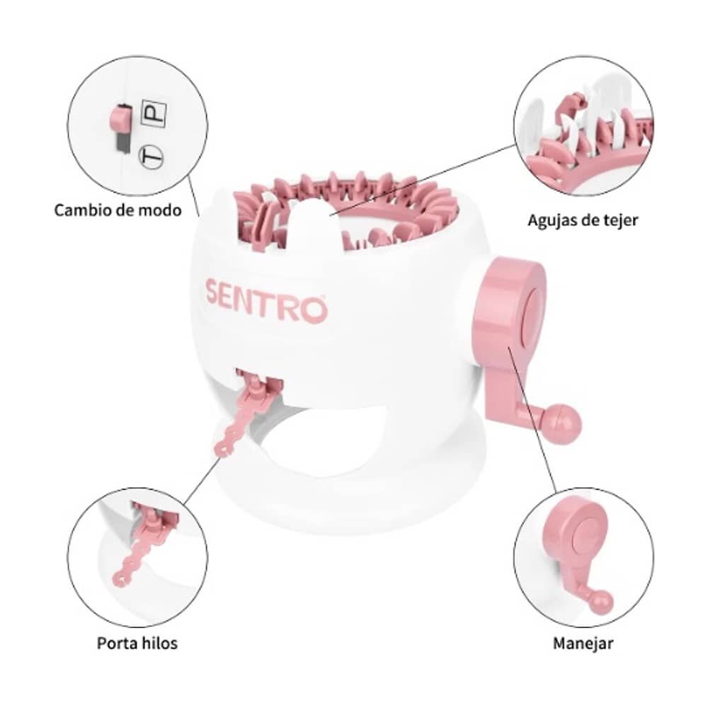 Maquina Para Tejer Con Telar Giratorio De 22 Agujas image number 3.0