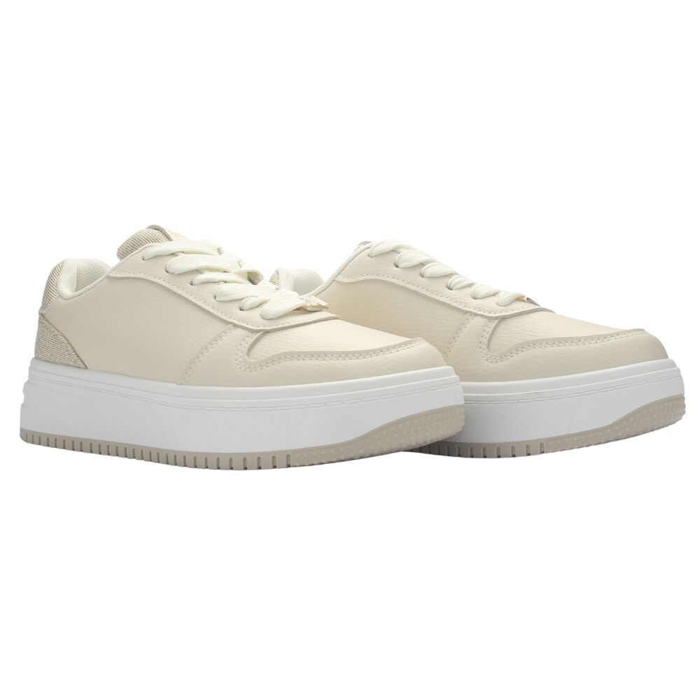 Zapatilla Mujer Chalada Java-1 Beige Urbano image number 4.0