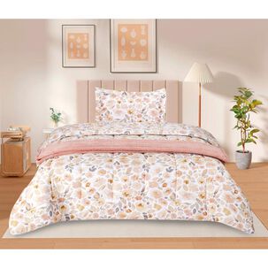 Set Plum&oacute;n Belle Noite Peonia / 1.5 Plazas + Manta 130x160 Cm