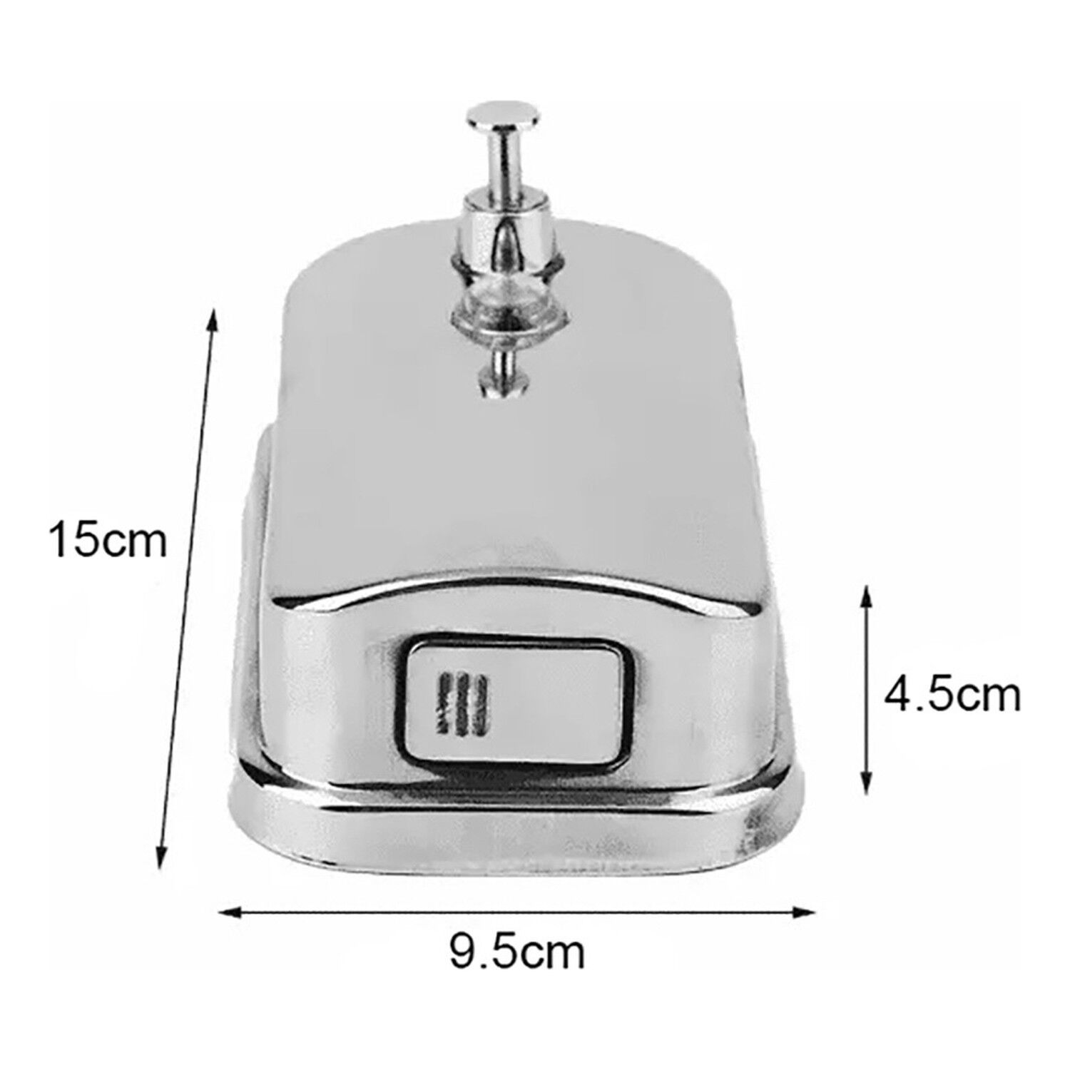 Dispensador Jab&oacute;n L&iacute;quido Acero Inoxidable 500ml Plateado image number 4.0