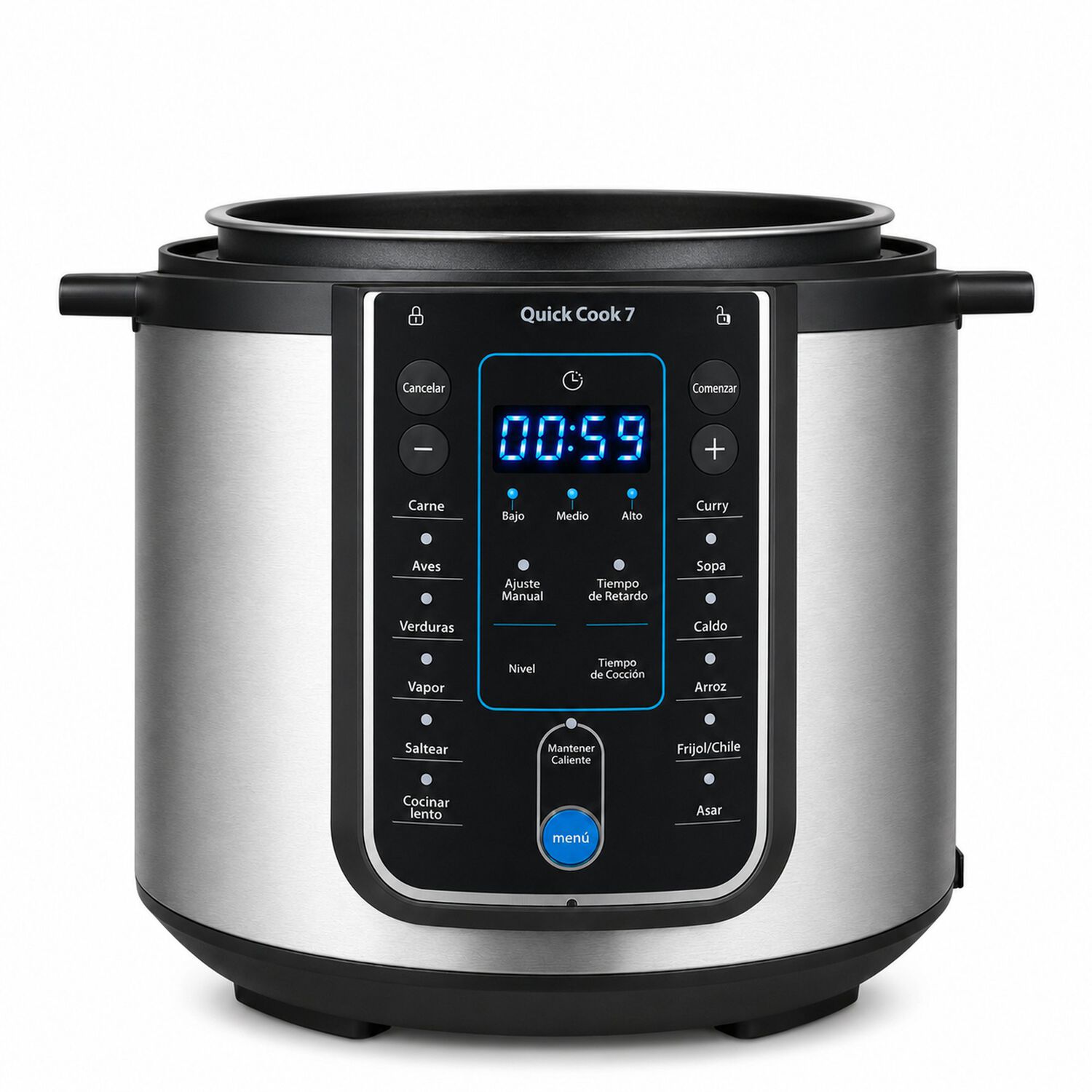 Olla A Presi&oacute;n El&eacute;ctrica Quick Cook Touch Edition 5.7 Lt image number 3.0