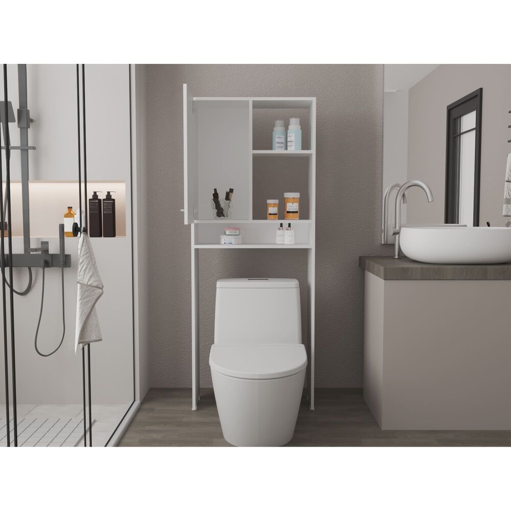 Estante Wc 1 Puerta 3 Repisas Fm-012b Blanco image number 5.0