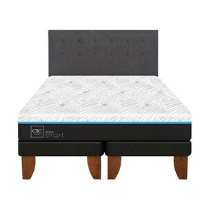 Cama Europea Cic Green Infinity / King / Base Dividida + Respaldo