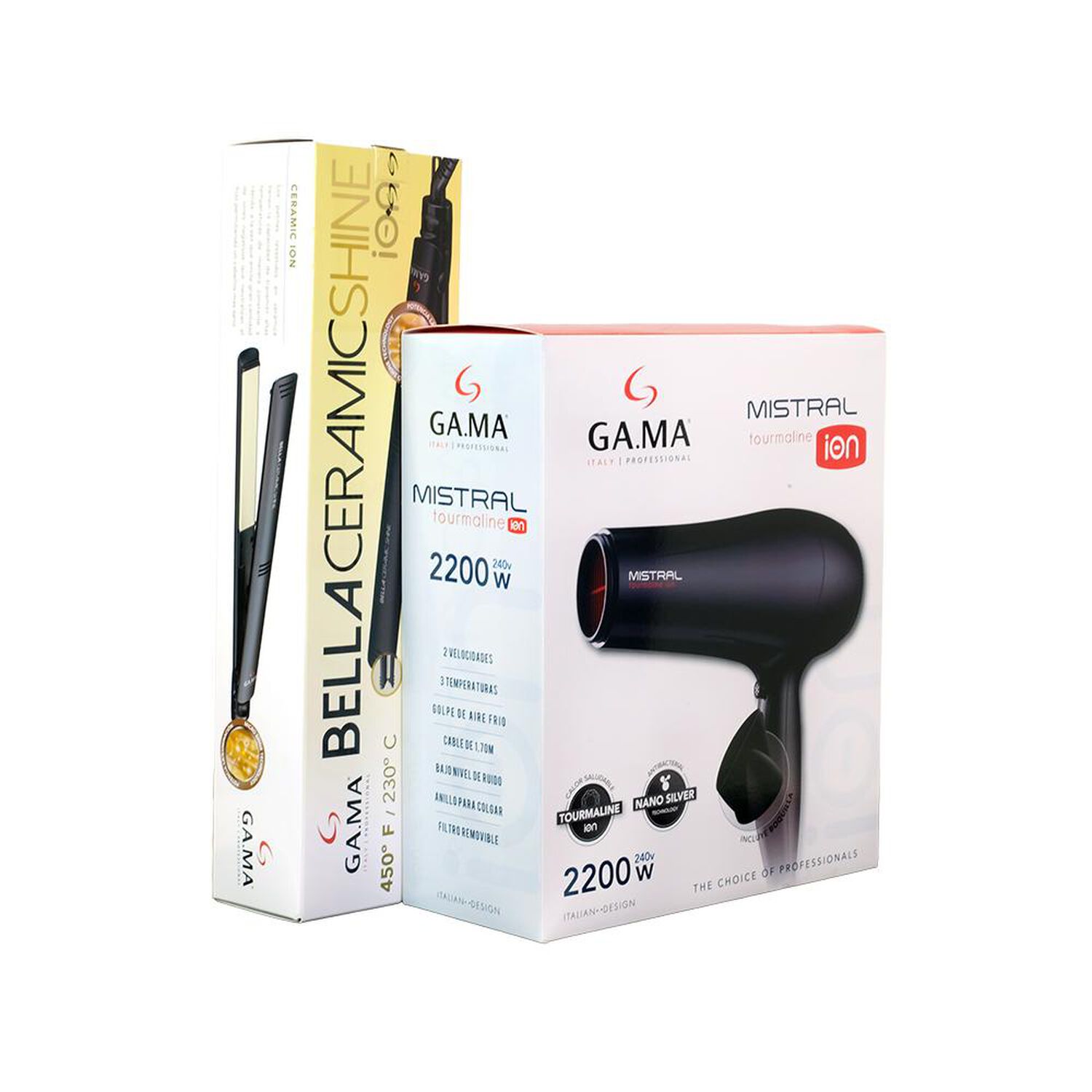 Combo Gama Alisador Bella Shine + Secador Mistral Tourmaline image number 4.0