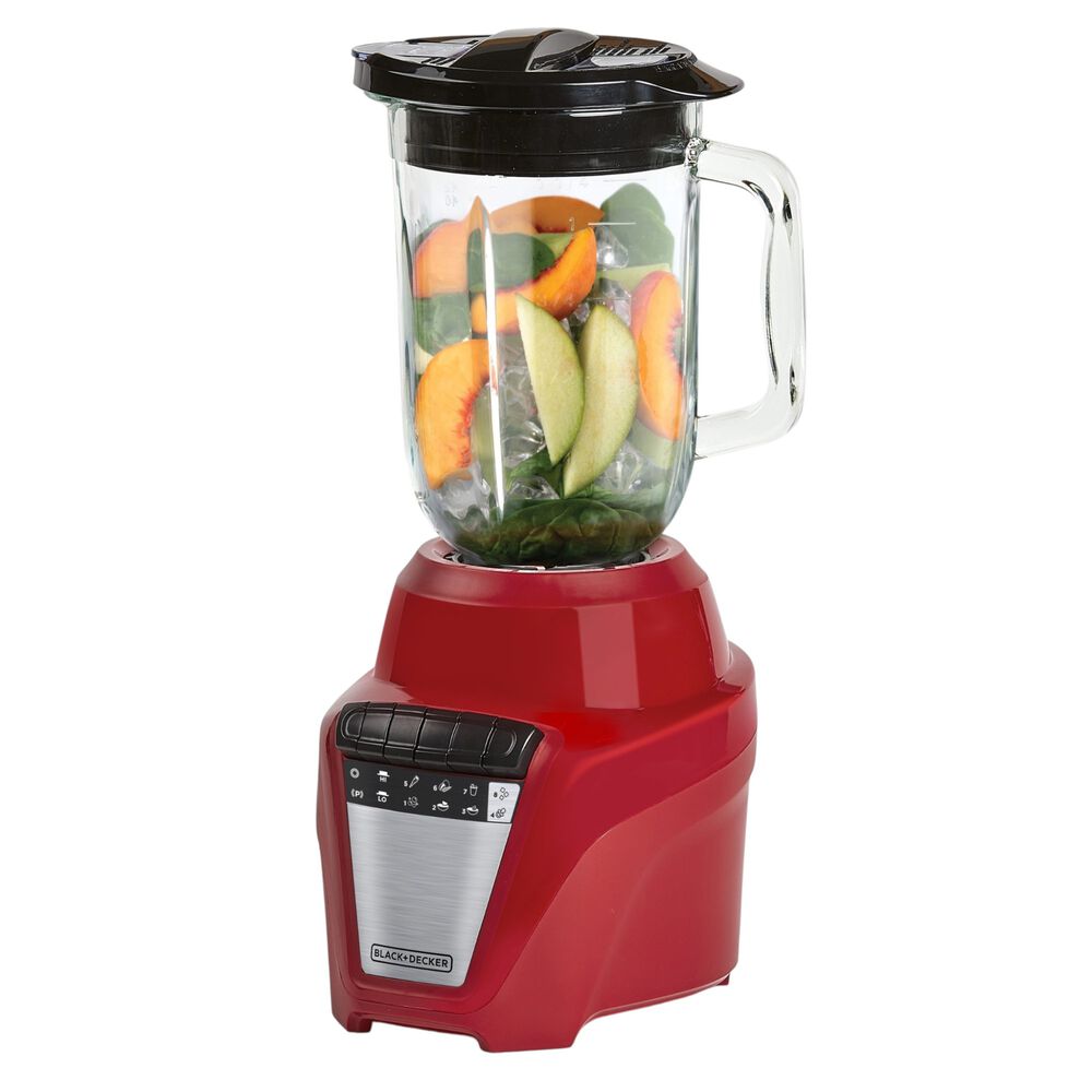 Licuadora Black+decker 700w Vaso De Vidrio 1.5l Roja image number 5.0