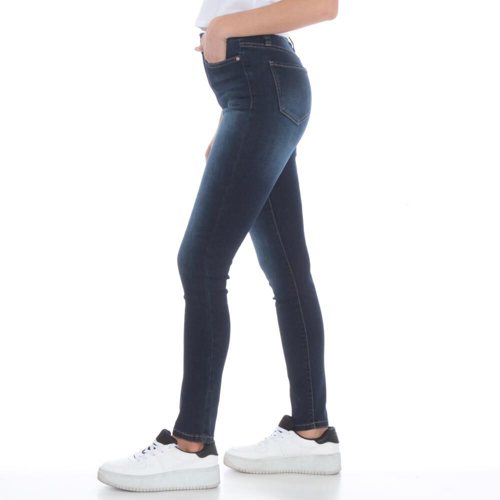 Jeans Pitillo con Destroyer Tiro Alto Skinny Mujer Wados image number 1.0
