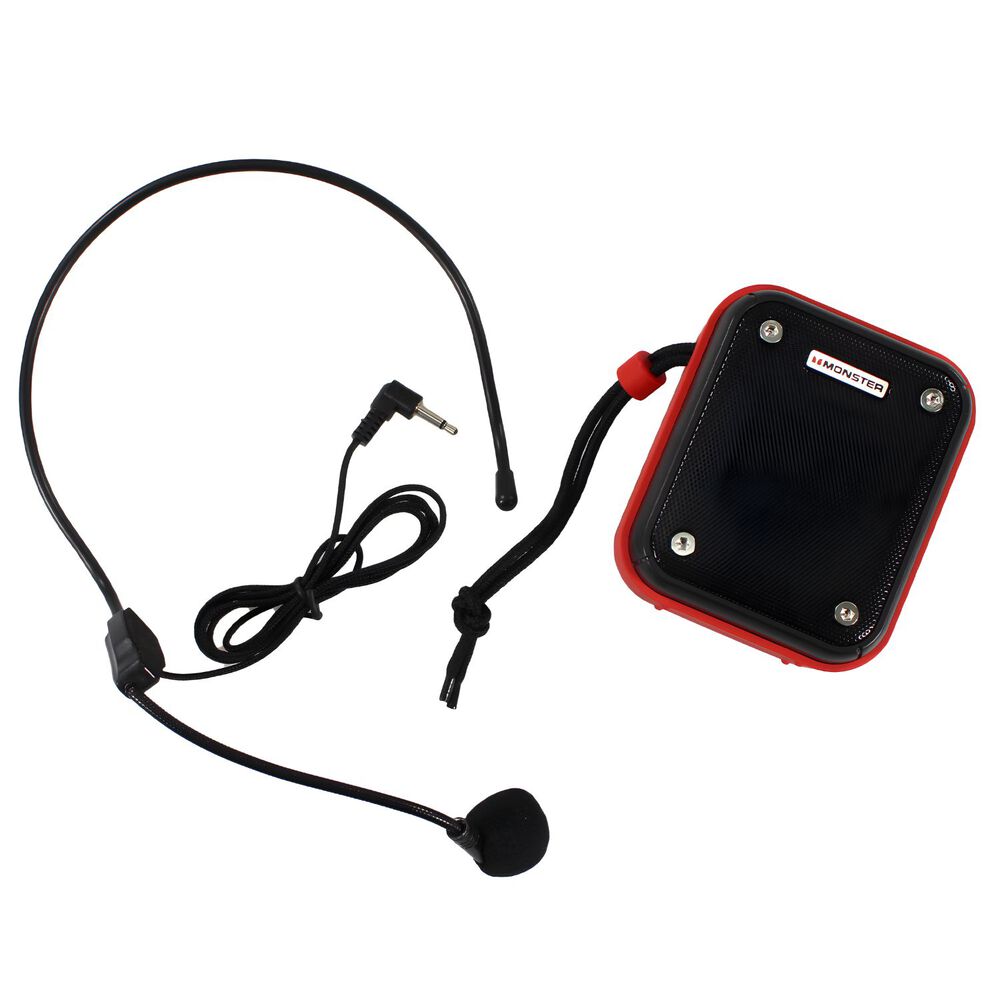 Parlante Monster Gk200 Rojo Bt 5.3 Con Micr&oacute;fono 52mm - Ps image number 0.0