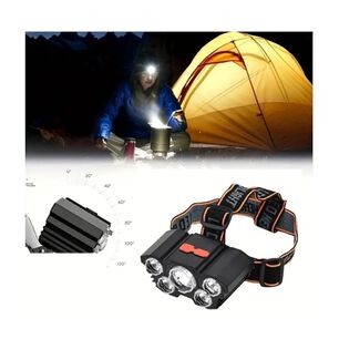 Linterna De Cabeza 5 Led Recargable