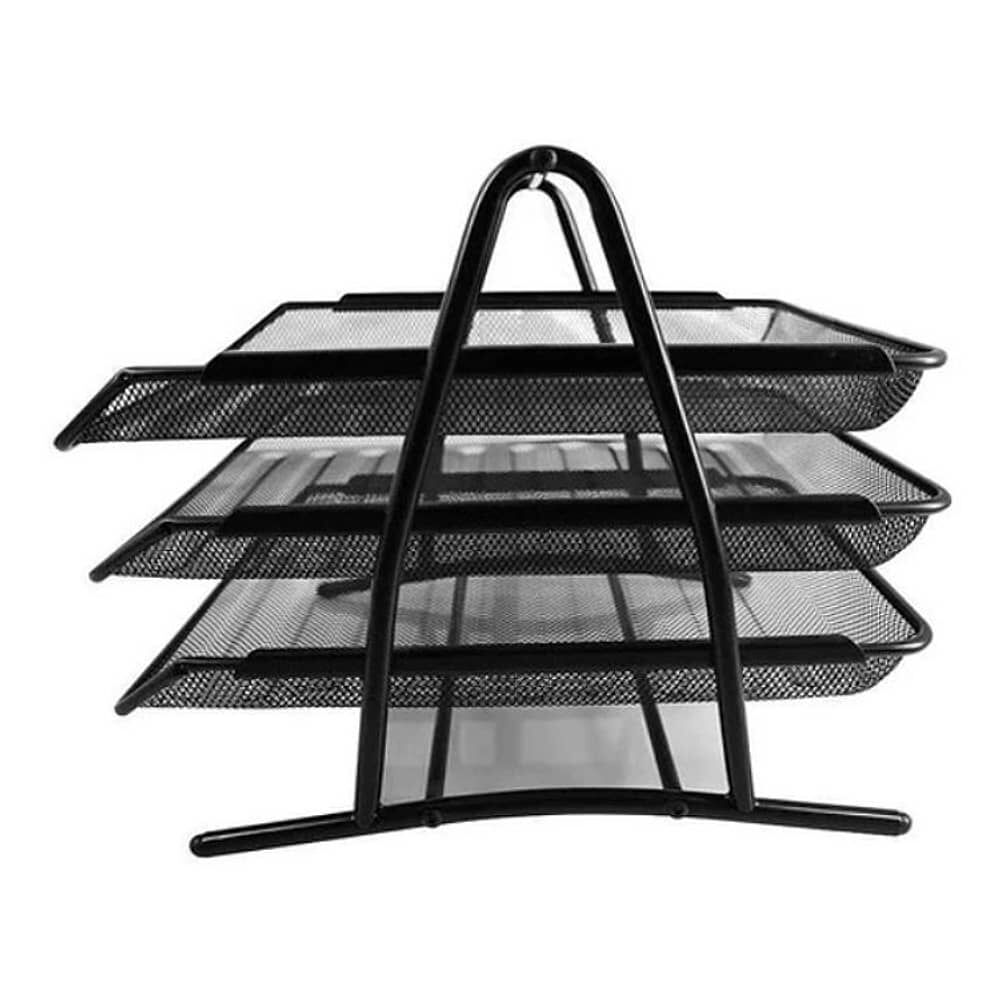 Bandeja Organizador Oficina Documentos Escritorio 3 Niveles image number 1.0