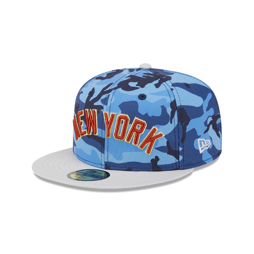 Gorro 59fifty Mlb New York Yankees Urban Blue Camo image number 1.0