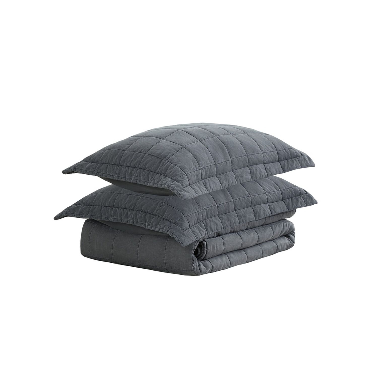 Quilt Andes Stone Wash Gris King image number 2.0