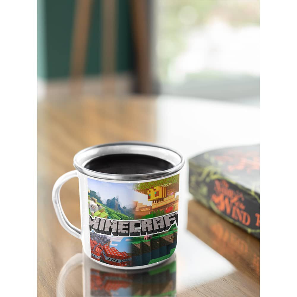 Taza Enlozada Lechera De Minecraft image number 3.0