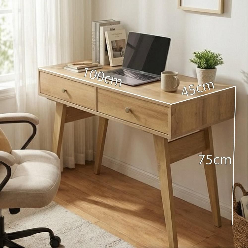 Escritorio Home Mobili Frank / 2 Cajones image number 7.0