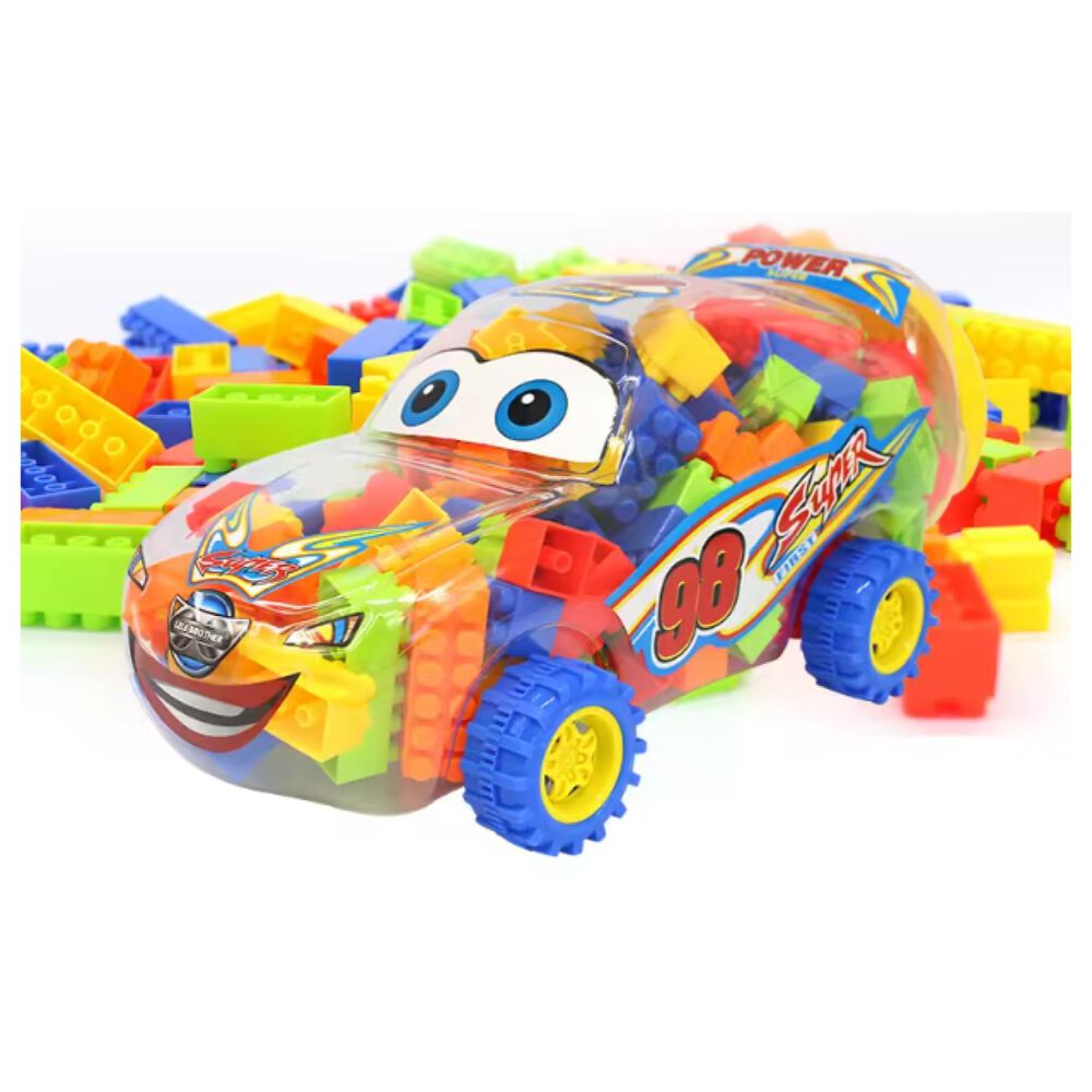 Juguetes Bloques De Construccion En Auto Portatil Infantil image number 0.0