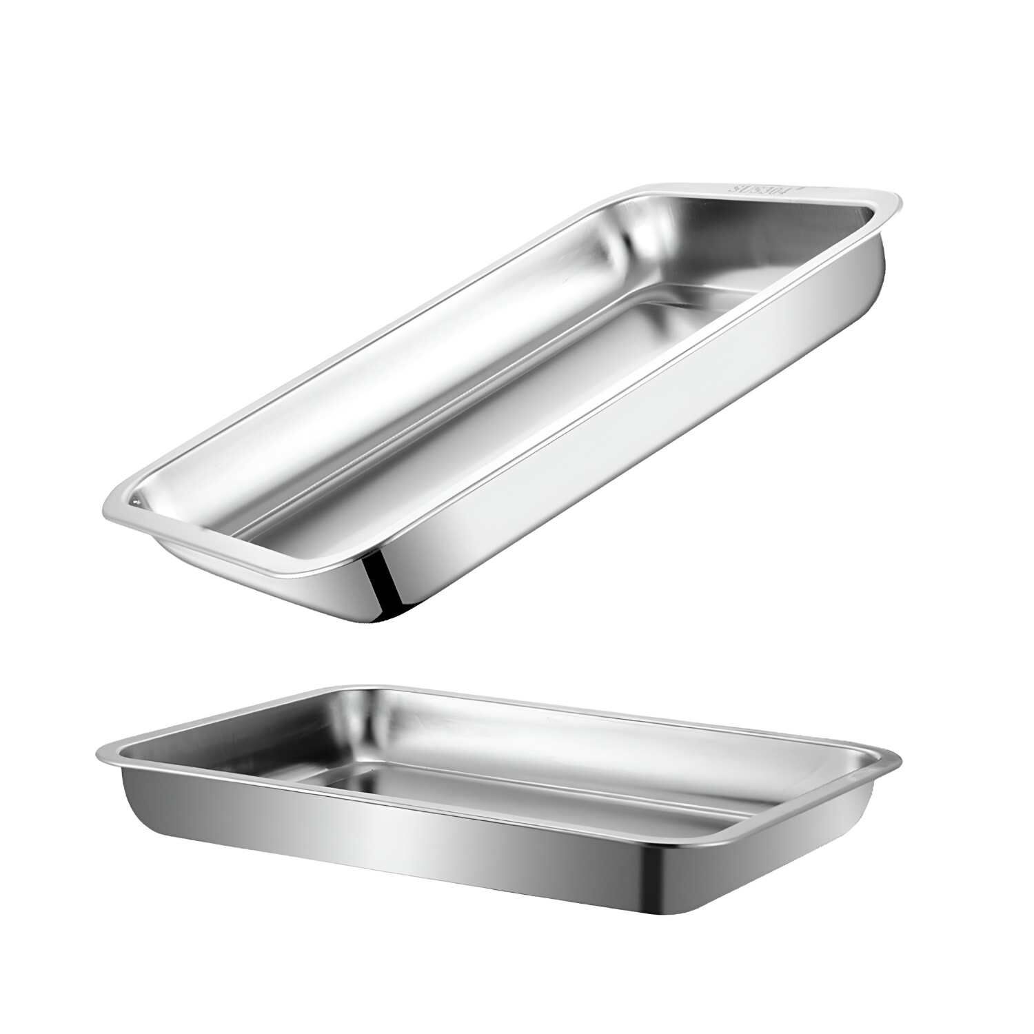 Bandeja Rectangular Profunda De Acero Para Horno 32x22 Cm image number 1.0