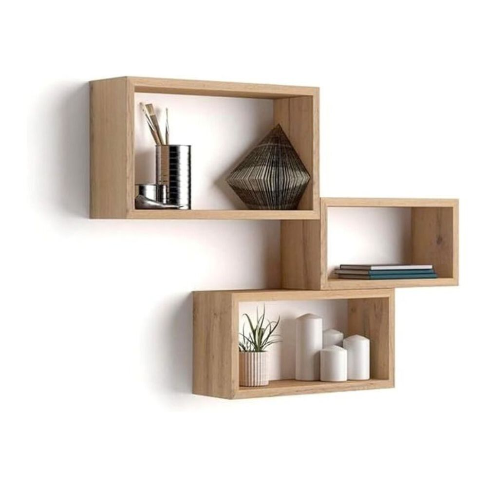 Set 3 Repisas Estantes Flotantes Rectangulares Decorativos image number 0.0