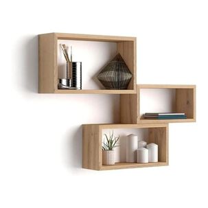 Set 3 Repisas Estantes Flotantes Rectangulares Decorativos