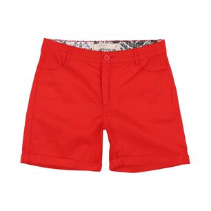Bermuda B&aacute;sico Liso Tiro Medio Regular Mujer Geeps