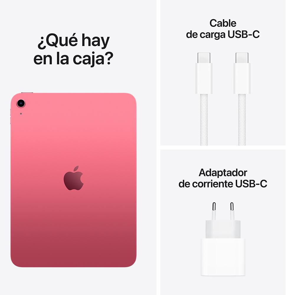 iPad A11 10,86" Apple / 6 GB / 128 GB / Rosado image number 7.0