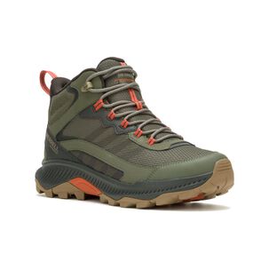 Botín Outdoor Hombre Merrell Speed Strike 2 Mid Verde Waterproof