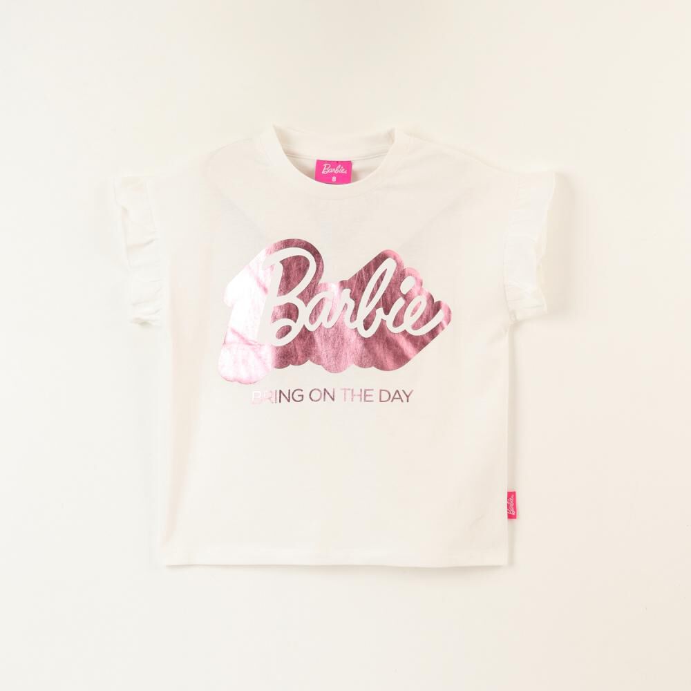 Polera Mc Niña Logo Barbie image number 0.0