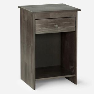 Velador Ferrara 1 Caj&oacute;n Rosen Gris