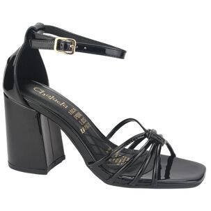 Sandalia Dorette Mujer Virk-17 Negro Casual