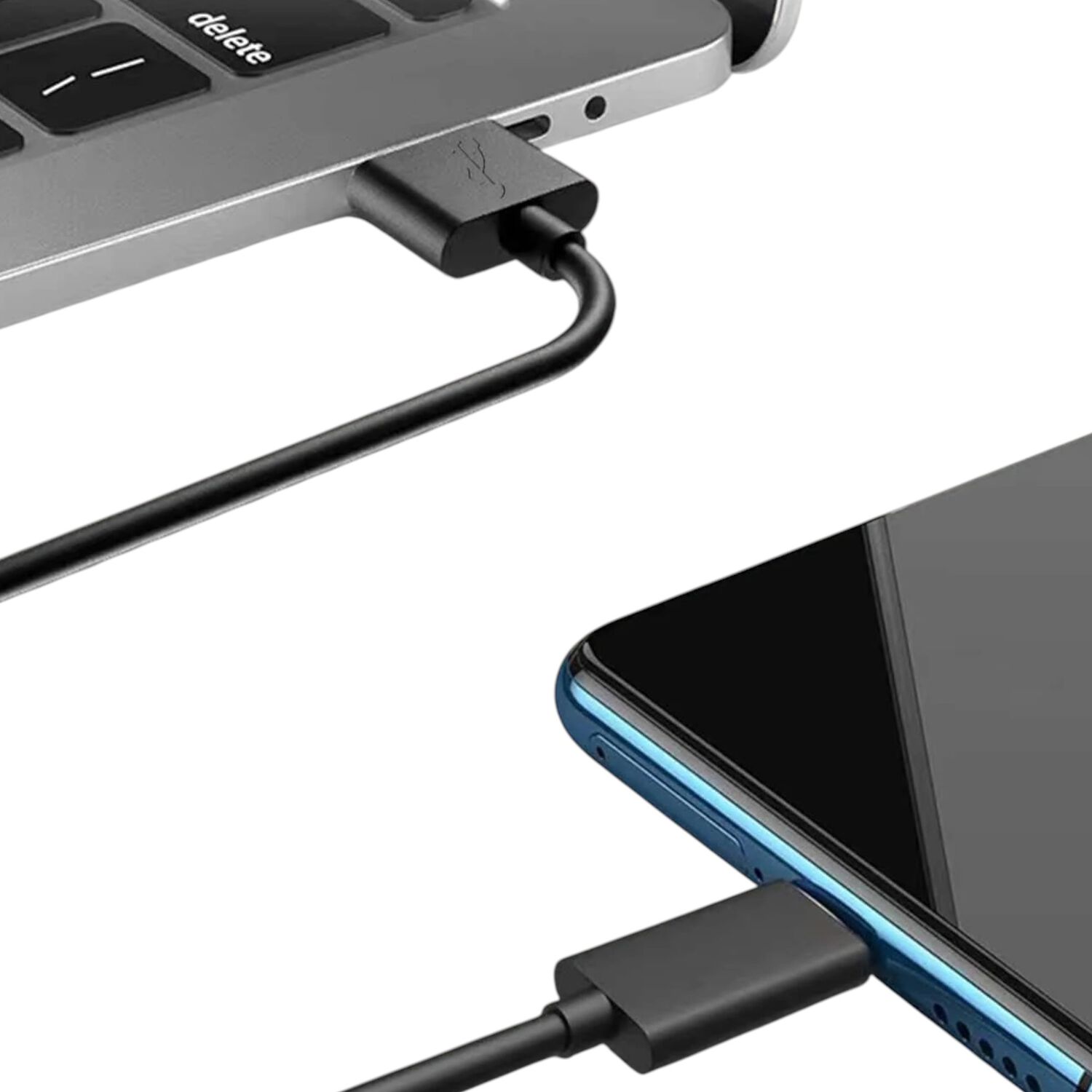 Cable Tecmaster Usb-a A Usb-c 2,5 M 3a Tm-200518-bk image number 10.0