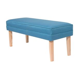Banqueta Style Turquesa Omega 100x40x40 Cm M&aacute;xima Design