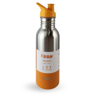 Botella Metalica Keep 600ml Keep Bebidas Deporte Naranja