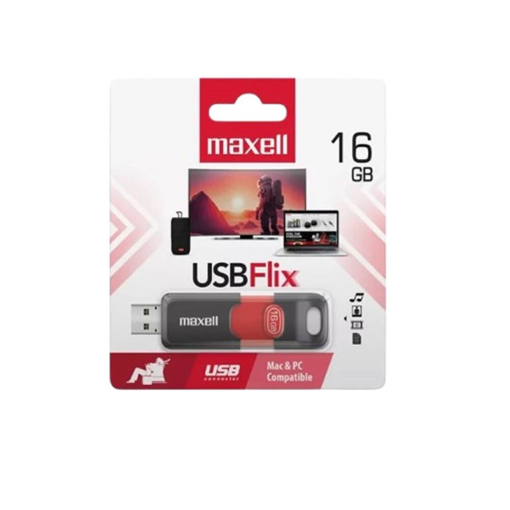 Pendrive Maxell Flix 16gb Usb 2.0 Retr&aacute;ctil, Transferencia R&aacute;pida image number 2.0