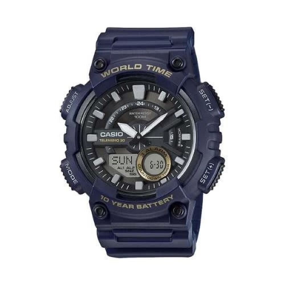 Reloj Casio De Hombre Aeq-110w-2avdf Analogo Digital Azul image number 2.0