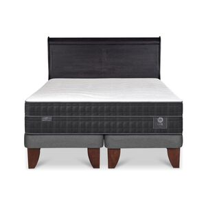 Cama Europea Cic Lux / King / Base Dividida + Respaldo