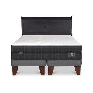 Cama Europea Cic Lux / King / Base Dividida + Respaldo