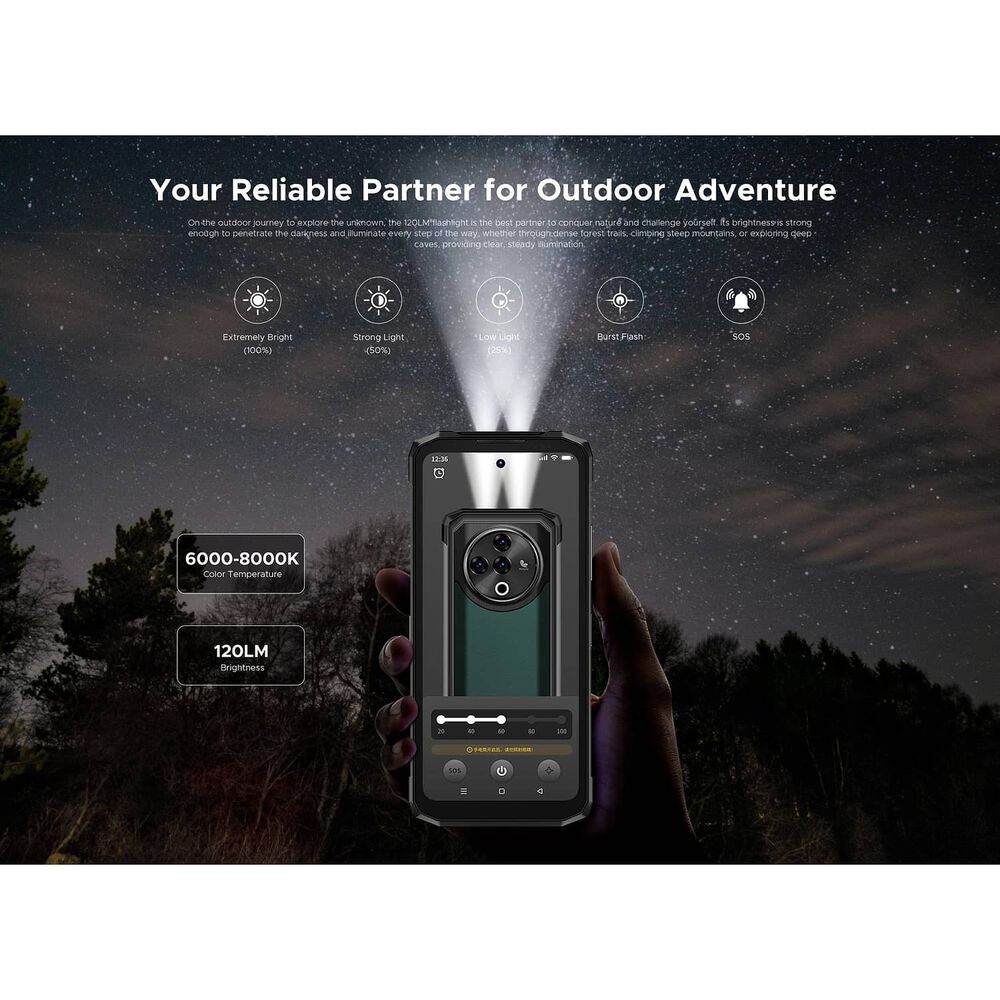 Doogee Fire 6 Power: Celular Rugged Android 14, 50mp, 15.50mah image number 5.0