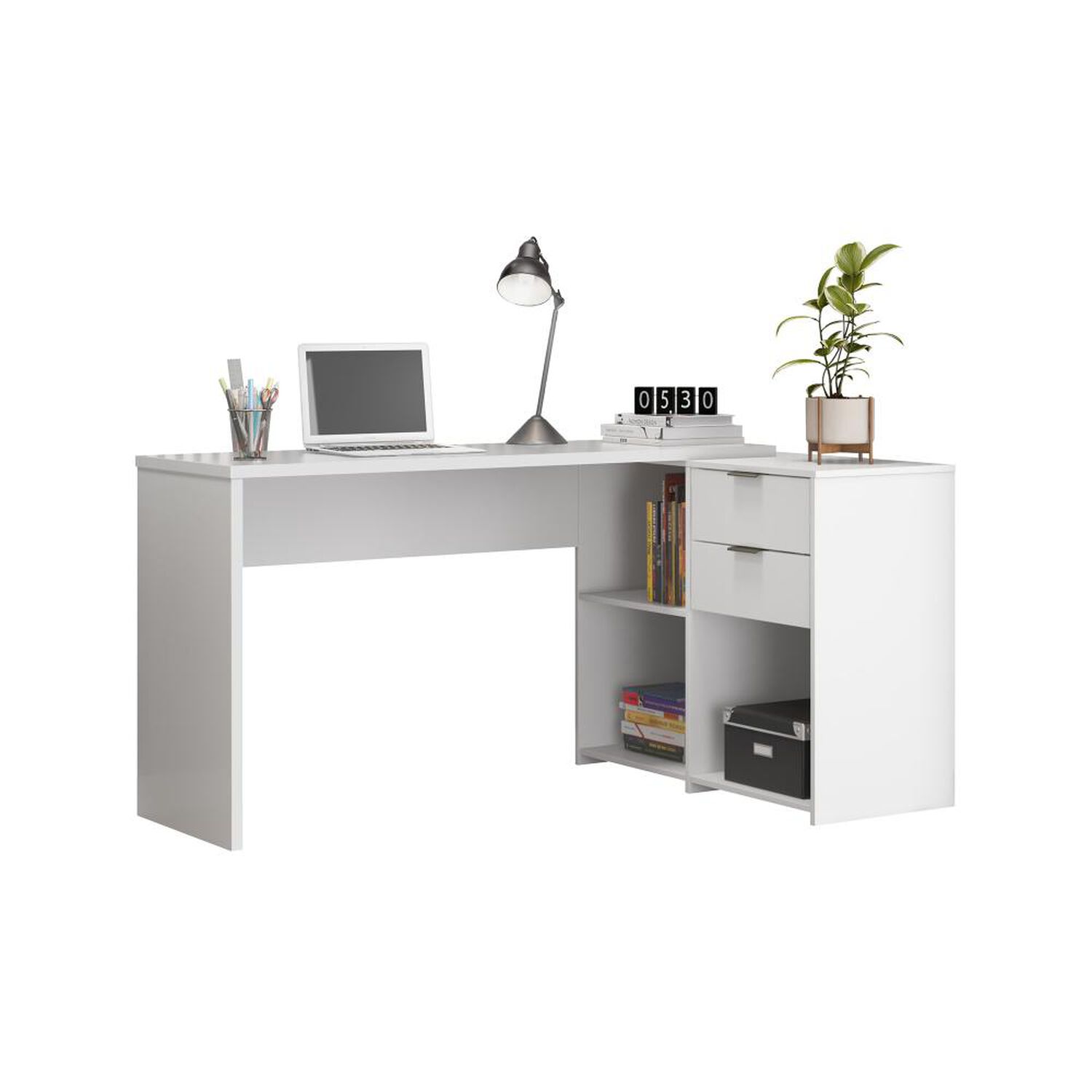 Escritorio Home Mobili Ambar / 2 Cajones image number 3.0