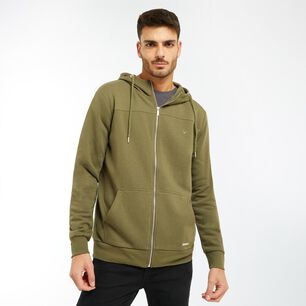Poler&oacute;n B&aacute;sico Cuello Alto Con Capucha Hombre Az Black
