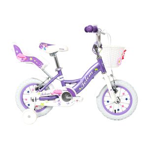 Bicicleta Totem Infantil Aro 12 Miss Lilly Color Morado