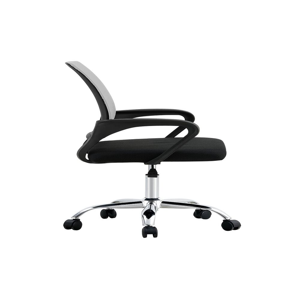Silla De Oficina Ejecutiva Nueva York Ergonomica Respaldo Malla Blanca Bm-520mw Arthome image number 3.0