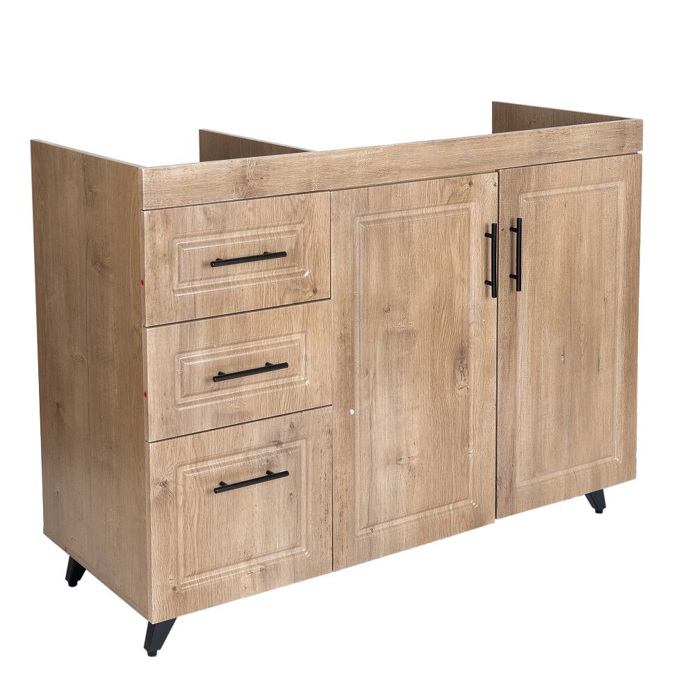 Kit Mueble Lavaplatos Wood Izquierdo Domsa (incluye Desagüe Con Sifón) 100x50x90cm image number 1.0
