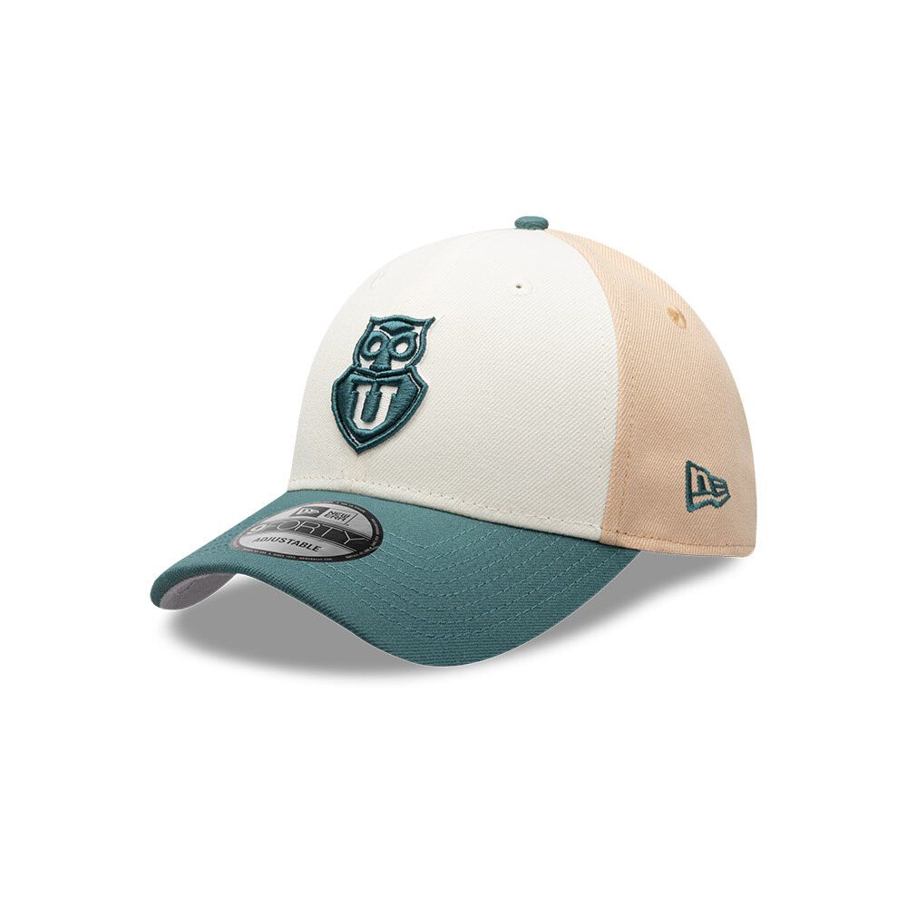 Gorra New Era 9forty Universidad De Chile Futbol Beige image number 2.0