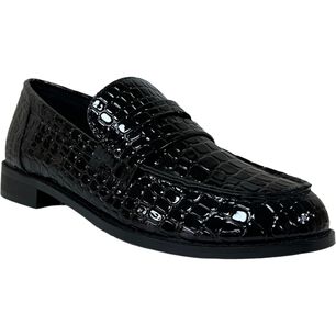 Mocasin Mujer Negro Salamanca Detogni