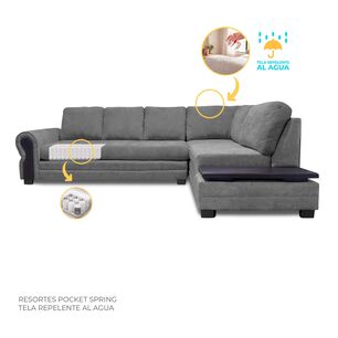 Sof&aacute; Seccional Living Factory Michigan Derecho / 5 Cuerpos