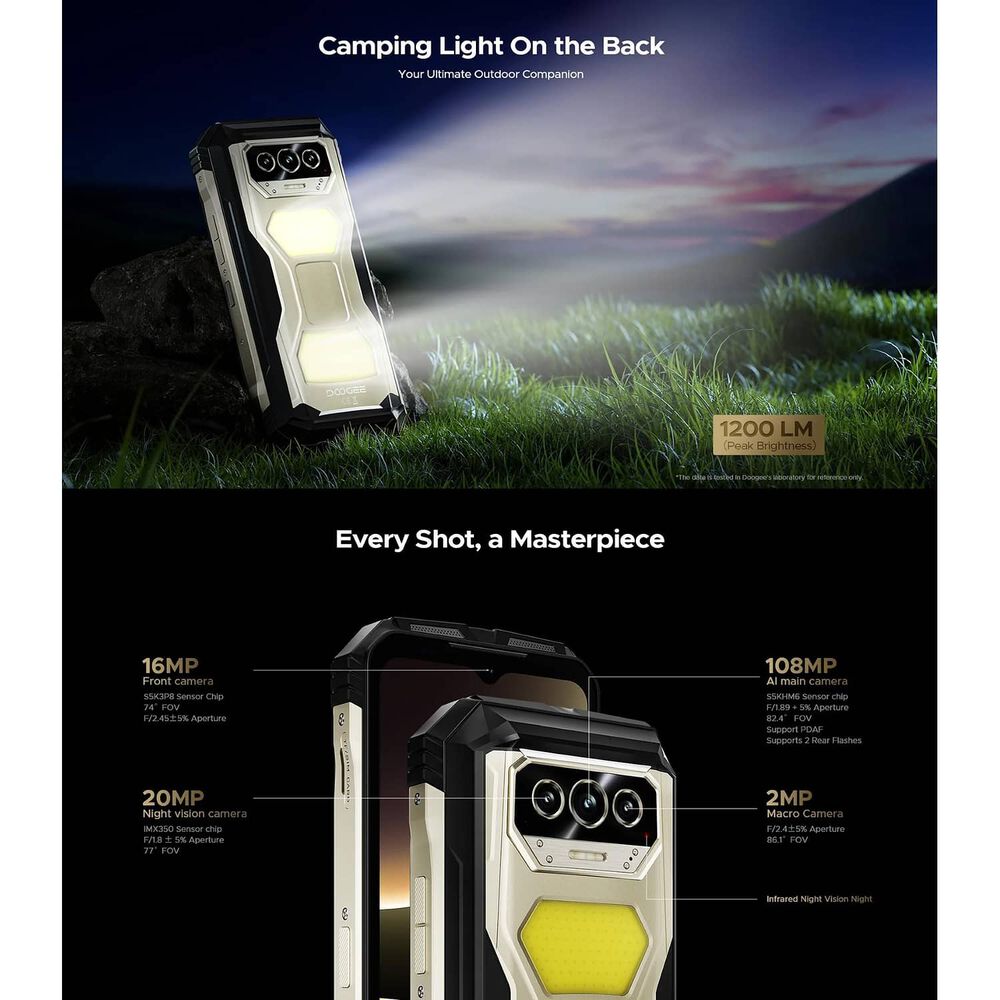Doogee V Max S Dualsim 5g Con Bater&iacute;a De 22.000mah Y C&aacute;mara De 108mp image number 4.0