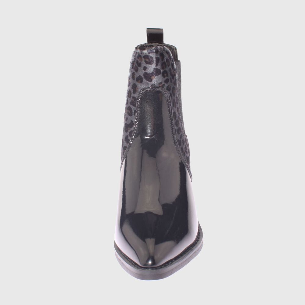 Bot&iacute;n Animal Print Negro V&iacute;a Franca Art. 52105b30421hblack image number 2.0