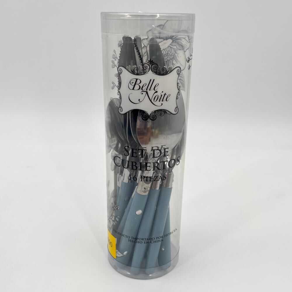 Cubiertos De Mesa Belle Noite Lavanda 16p / 16 Piezas image number 0.0
