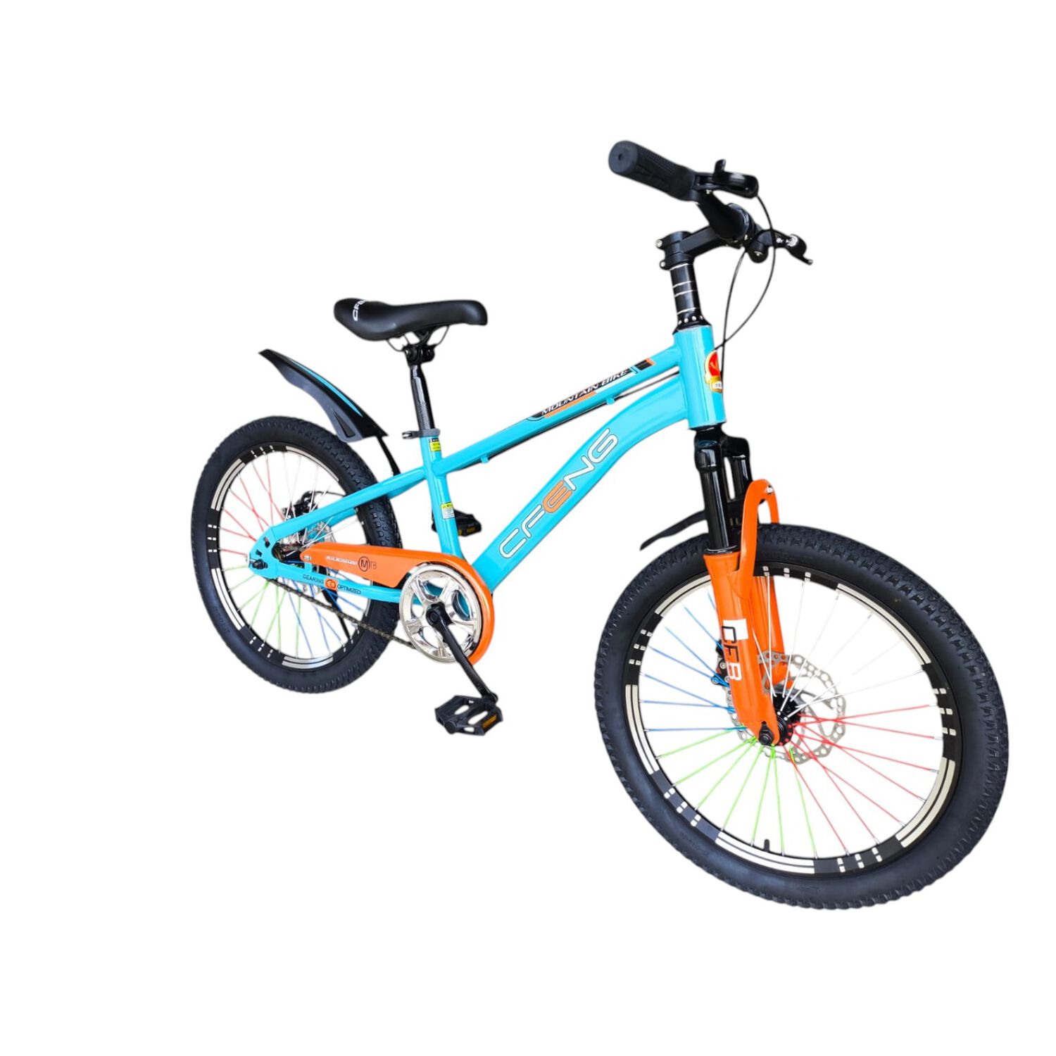 Bicicleta Aro 20 Cfeng Con Freno Disco Celeste image number 1.0