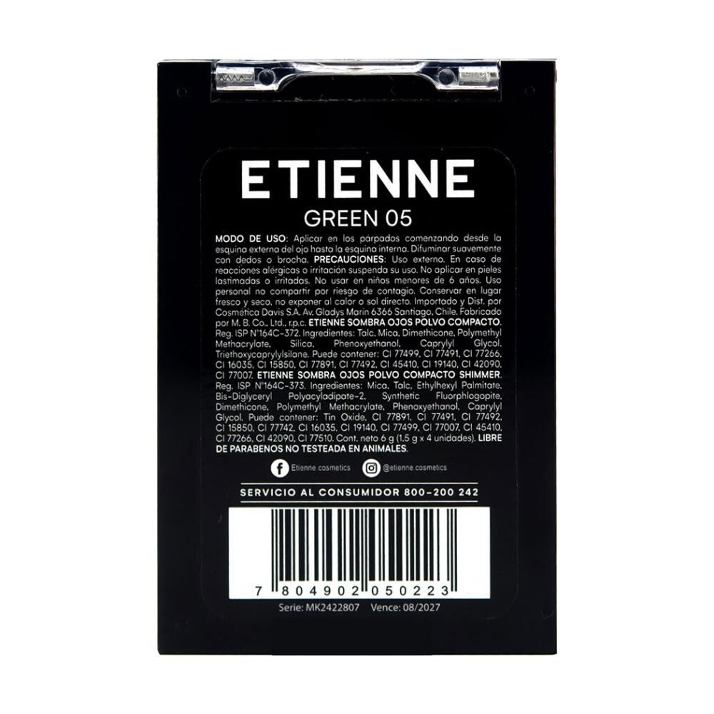 Etienne Sombras X4 Professional 05 Green, foto 3